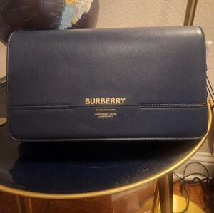 Burberry Leather Bag W/Strap